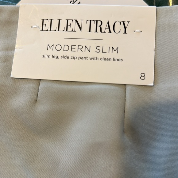 NWT Ellen Tracy modern slim ankle pants - Picture 7 of 10